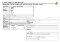Admin.-Anforderungsformular - z.Bsp. Ereignissystem